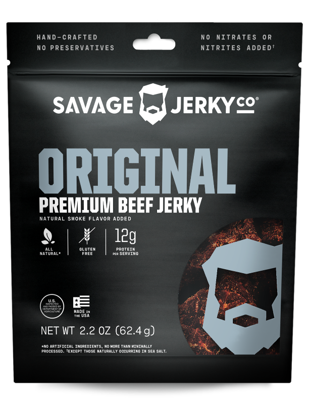 original beef jerky packaging front